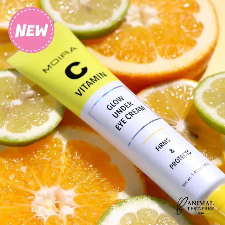 MOIRA Vitamin C Glow Under Eye Cream es una crema reparadora para ojos