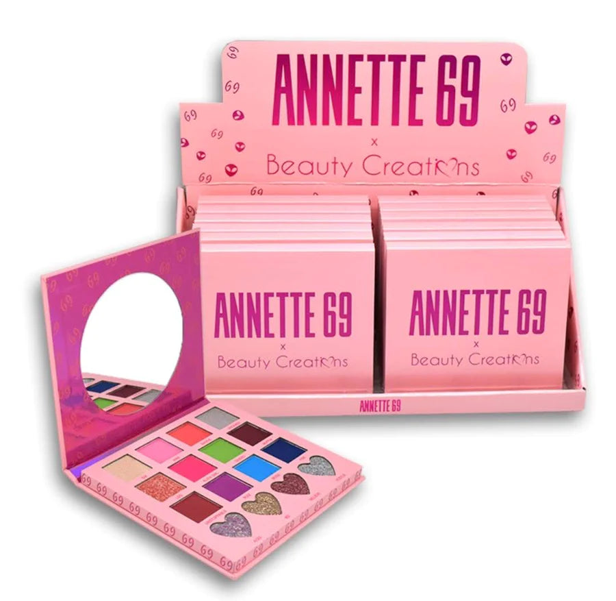 BEAUTY CREATIONS - X ANNETTE69 EYESHADOW PALETTE (1PC) PALETA DE SOMBRAS