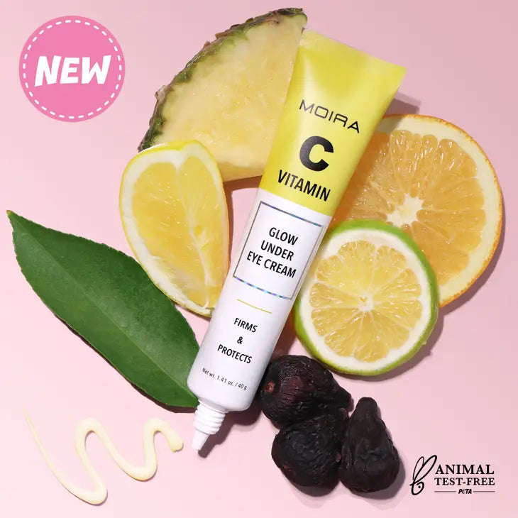 MOIRA Vitamin C Glow Under Eye Cream es una crema reparadora para ojos